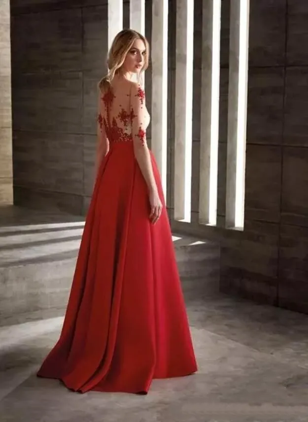 red prom dress with long sleeves Burgundy Lace Dresses, Long Sleeves Wine V Neck jbydress Red Bodice Color Long Sleeve Mermaid Red Prom