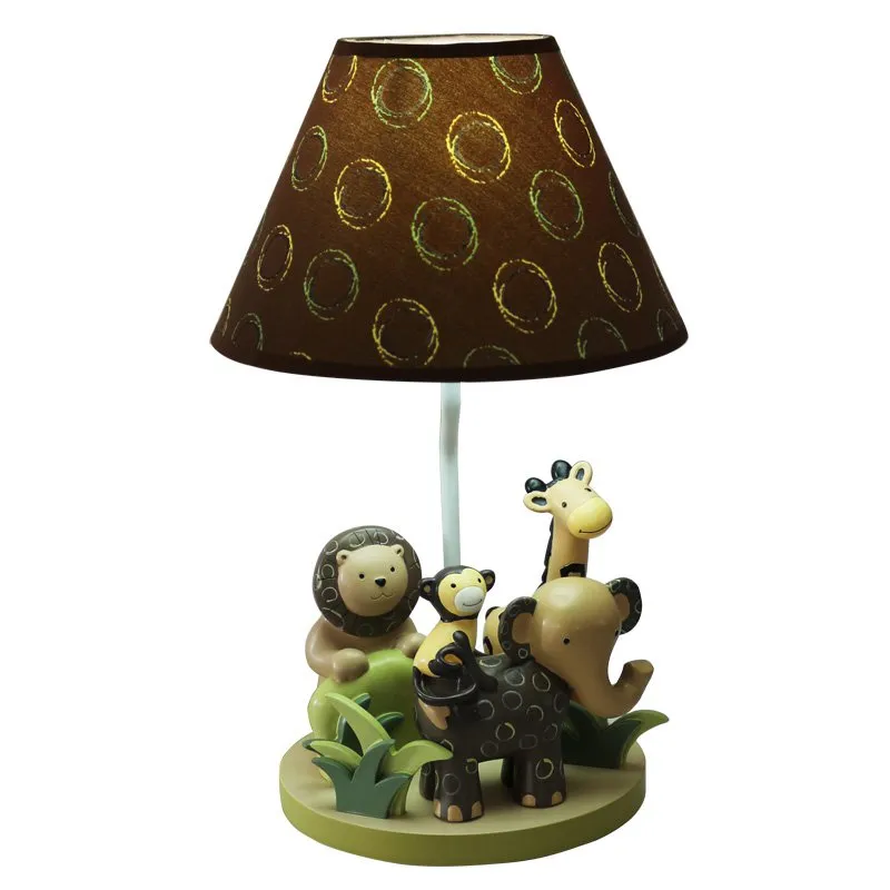 Moderne Creatieve Hars Dieren Bureaulamp Studeerkamer Tafel Licht Slaapkamer Stof Zoo Tafellamp Woonkamer Cartoon Tafel Verlichtingsarmaturen