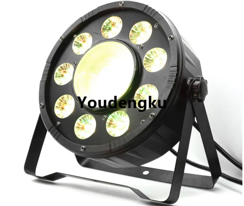 4 sztuk RGB 3IN1 Mieszanie koloru 9 + 1 LED par może lekkie tanie LED płaski par RGB