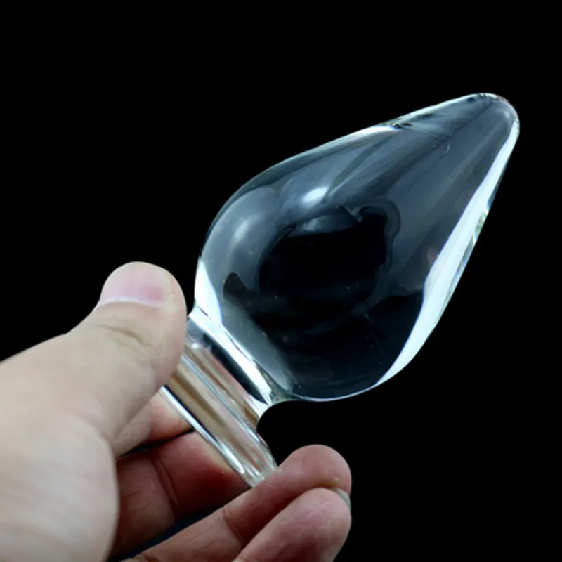 big glass anal plug Large Glass Anal Beaded Toy – Love Plugs