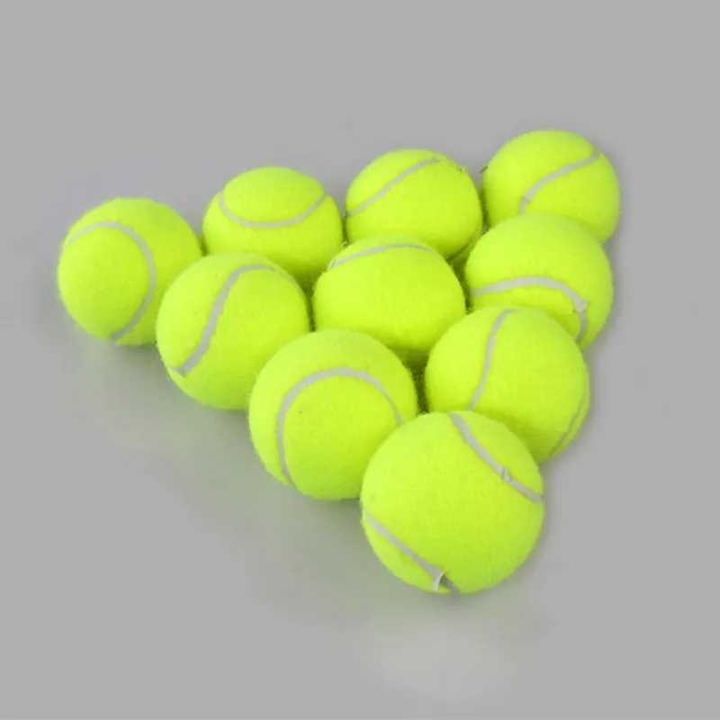 新しいアウトドアスポーツトレーニングイエローテニスボールトーナメントアウトドアファンクリケットビーチドッグスポーツトレーニング9396425のテニスボール