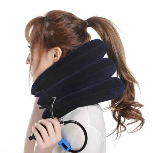 Fluwelen Hals Massage Tool Tractie Zachte Comfort Brace Device Unit voor Hoofd Terug Schouder Hals Pijn Gezondheid Pijn Duurzaam