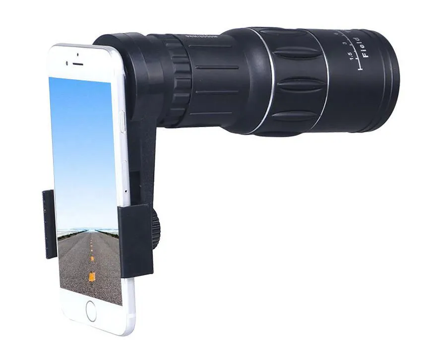 16X télescope de téléphone télescope extérieur à tube unique télescope mobile visible haute lumière modulée mini clair. Longue focale résistante à l'eau c