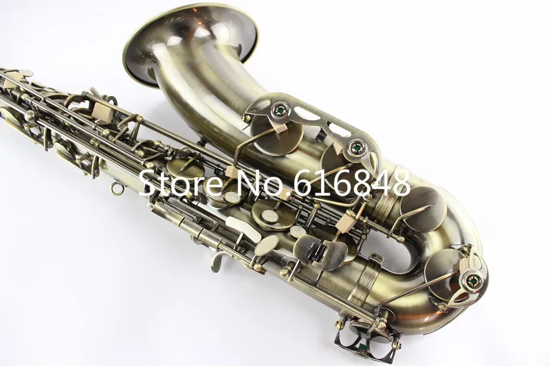 Livraison Gratuite Nouveaux Instruments De Saxophone Ténor Instruments En Cuivre Sax Ténor En Cuivre Antique Avec Embouchure Logo Personnalisable