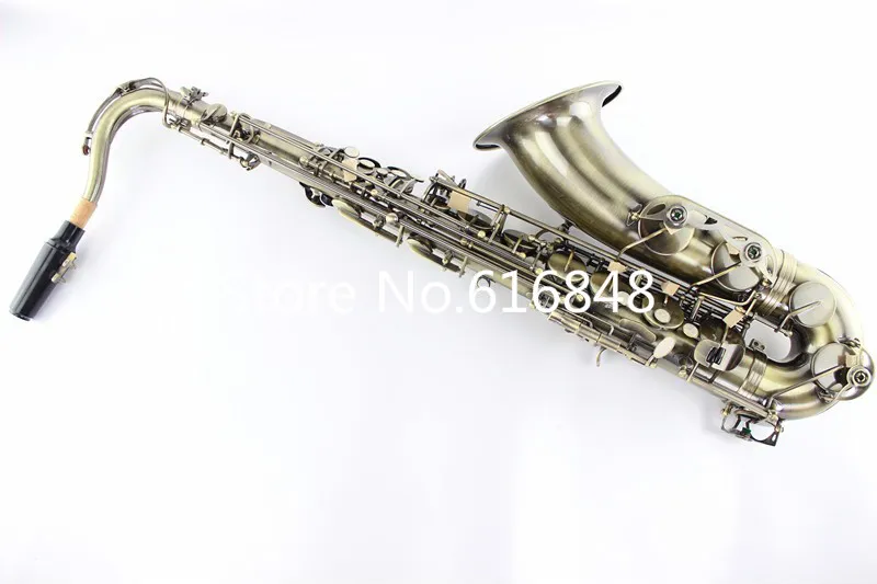 Livraison Gratuite Nouveaux Instruments De Saxophone Ténor Instruments En Cuivre Sax Ténor En Cuivre Antique Avec Embouchure Logo Personnalisable