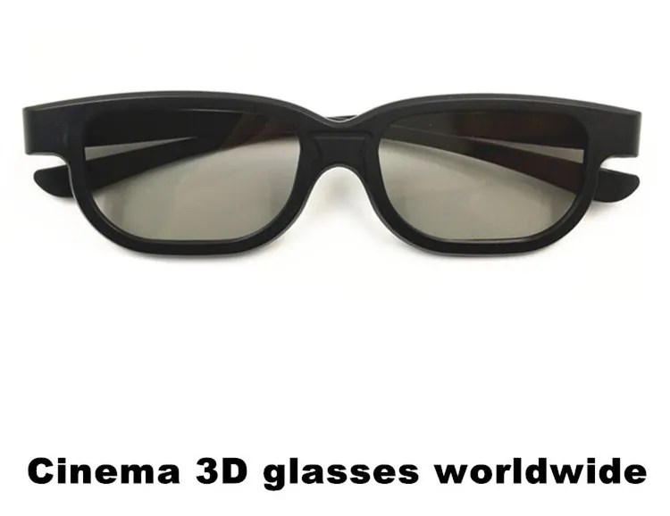 Universal type 3D glasses Cyan Anaglyph vision reald 3D stereo glasses Plastic for Plasma TV Game Movie DHL 