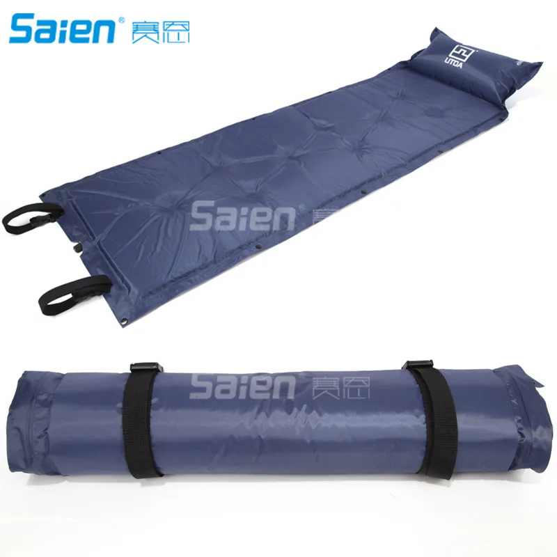 Matelas de couchage de camping Matelas de couchage autogonflants de qualité supérieure Matelas d'extérieur léger pour la randonnée Résistant à l'eau Entièrement isolé