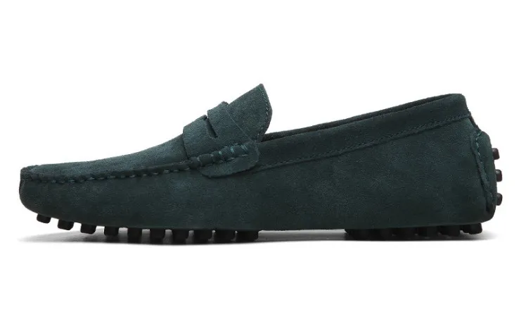 Size 37-50 Men`s genuine leather shoes brand designer official flats gentle man travel walk loafer casual comfort breathable shoes for Men zy801
