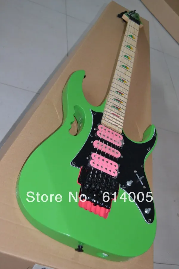 عالي الجودة JEM 7V Guitar Green01234569962522