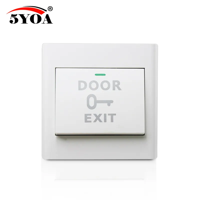 5YOAドア出口ボタンリリースプッシュスイッチアクセス制御システムC電子ドアロックCOMロックセンサースイッチアクセスプッシュ
