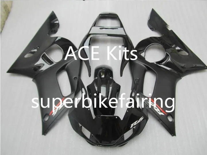 3 Geschenk neue heiße ABS-Motorradverkleidungs-Kits 100 % passend für 1998 2002 Yamaha YZF R6 YZF-R6 1998 2002 YZFR6 YZFR6 98 02 Schwarz P25I