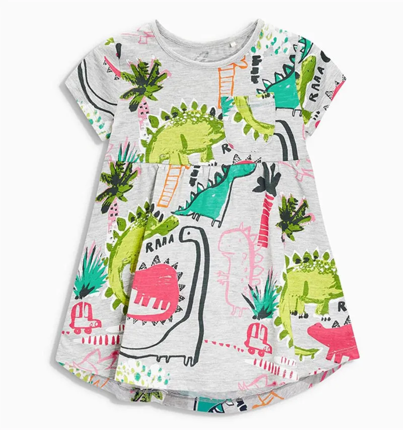 Neue Sommer Mode Mädchen Bestickte Kleid Nette Baby Streifen Kurzarm Mädchen Kleid Rock Vestido Kinder Kleidung