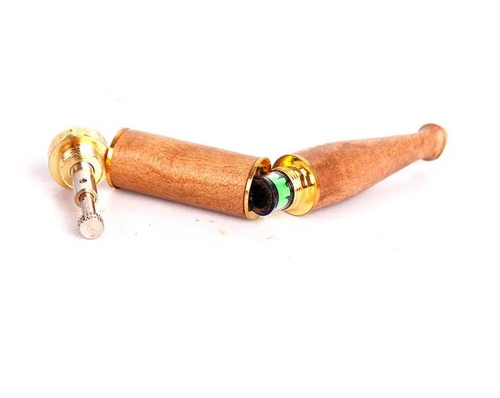 Gold wooden cigarette holder rod filter cigarette holder Wooden cigarette holder smoking equipment accessories wholesale