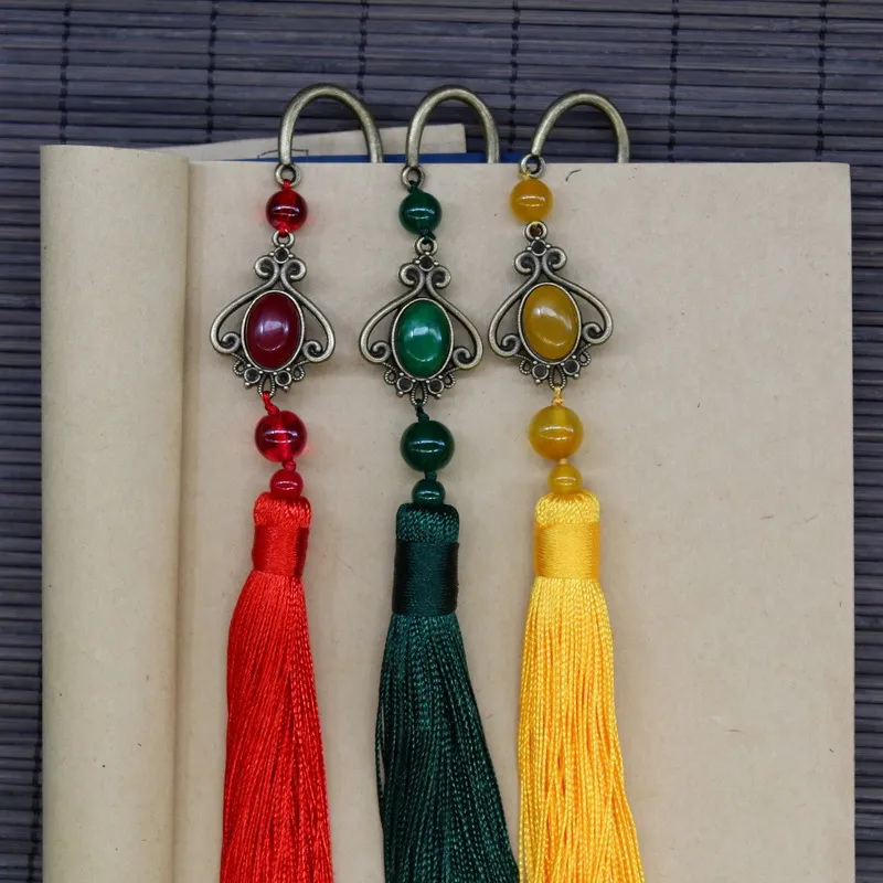 Металлические закладки, уникальная закладка с религиозным крючком и подвеской из кристаллов агата для женщин и мужчин 1223731