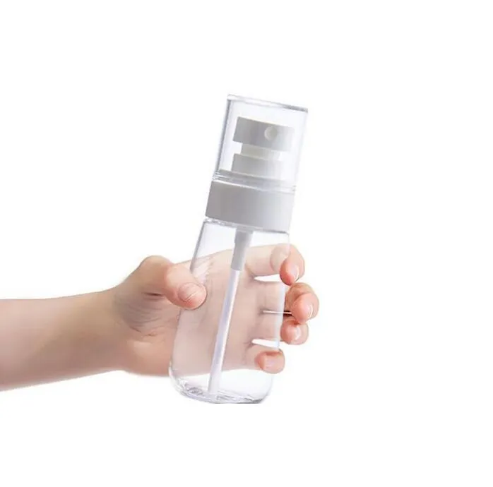 New 30ml 60ml 80ml 100ml Plastic Spray Glote Mist Spray Sprayer UPG Cosmative Refillable Bottle for Travel