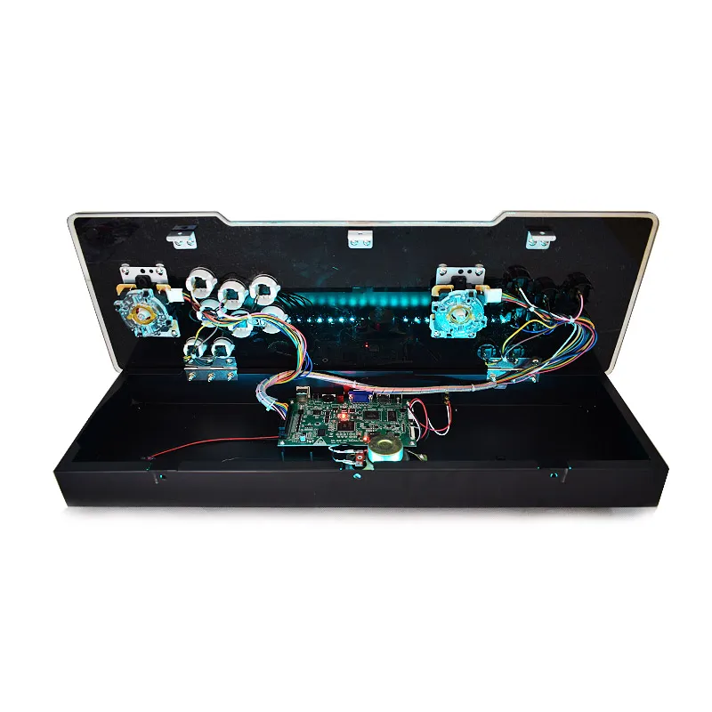 Pandora 5S Can Store 1299 1388 Games Arcade Console HD Output LED Lighted Acrylic Surface Replace Sanwa Joystick PCB Board Arcade Console