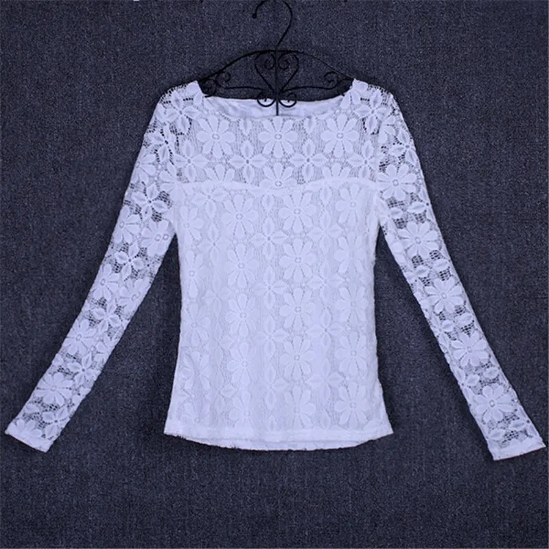 Elegant Lace Lace Blouse For Women Perfect For Office And Casual