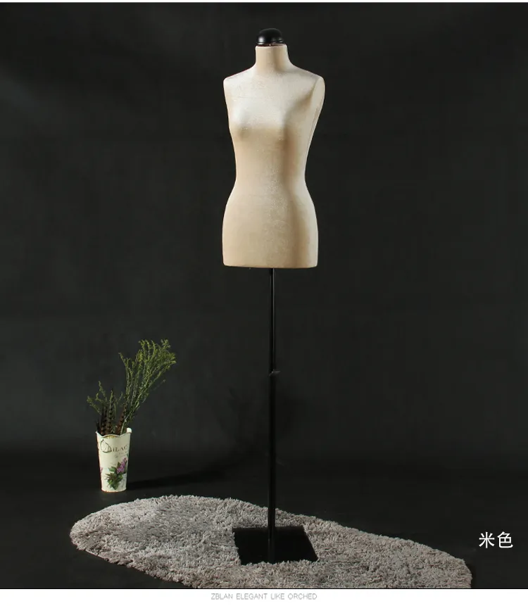 Modieuze Different Stof Mannequin Half Hoogste Body Manikin Kleurrijke Dressmaking Mannequins Beste waarde op Promotie