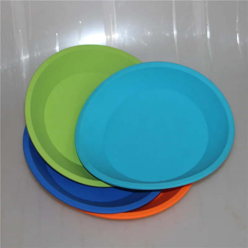 Le plus récent cire antiadhésive silicone cire ronde boîte de plat profond vaporisateur d'herbes sèches Silicone Deep Dish Tray Container pour cigarette électronique