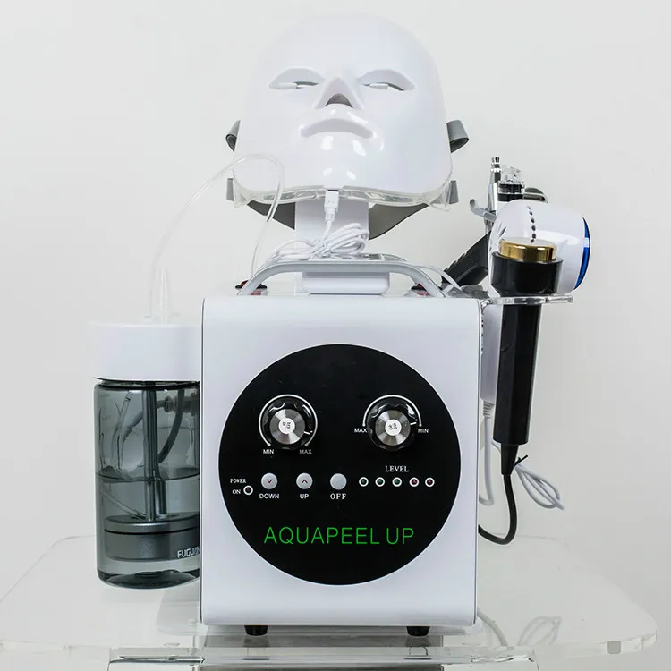 Diğer güzellik ekipmanı 6 inç hidro dermabrazyon yüz makinesi su profesyonel soyma elmas mikrodermabrazyon makinesi bakım cildi reguvenat