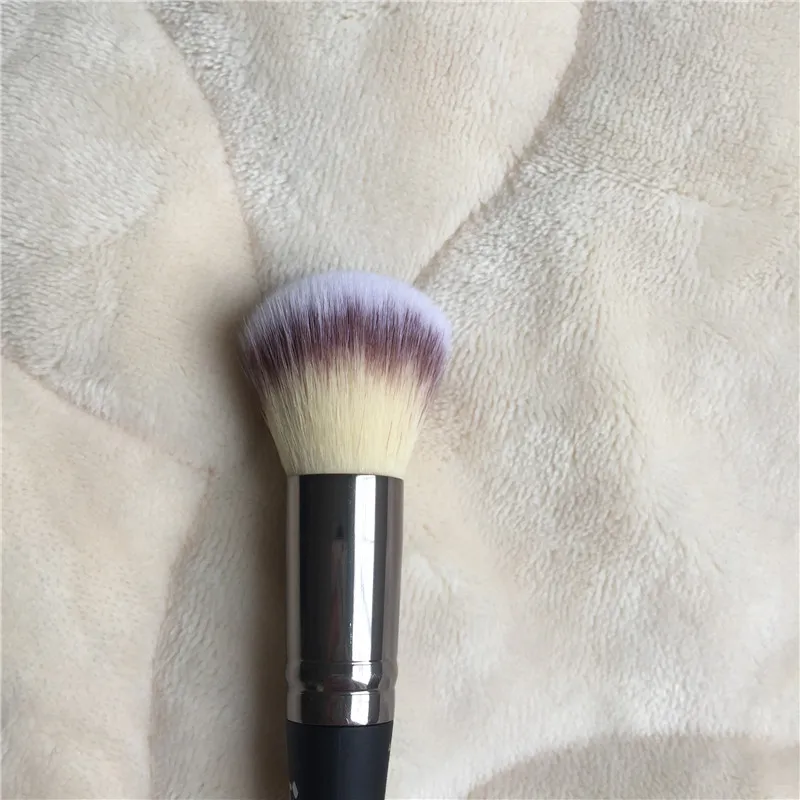 Pennello trucco perfezione della carnagione di lusso celeste 7 Brush cosmetici di bellezza di bellezza di qualità a doppia qualità.