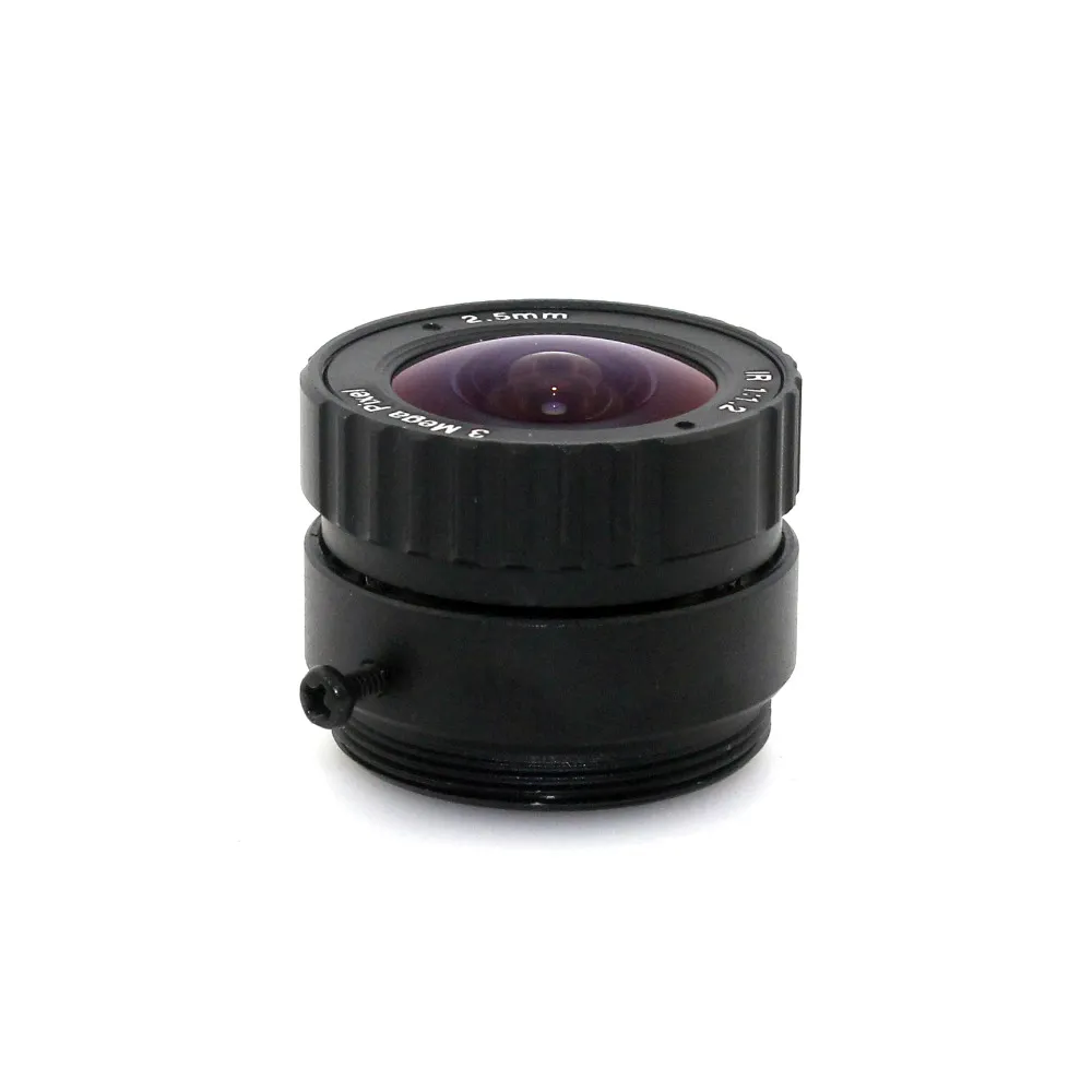 Octavia 3MP 2.5mm CS F1:1.2 lens suitable for both 1/2.5" and 1/3"CMOS chipsets for ip security cameras