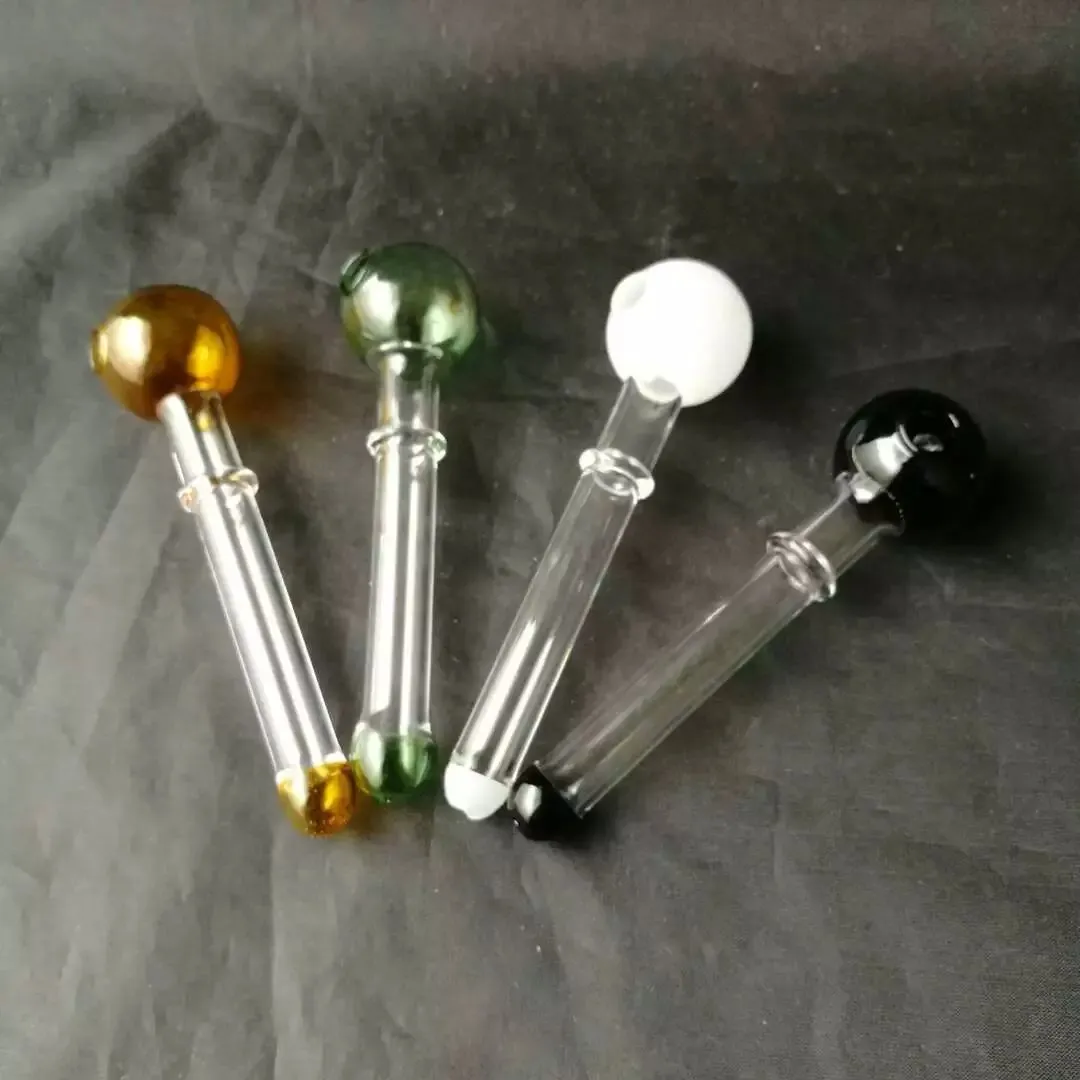 Coloured straight pot Wholesale Glass Hookah, Glass Water Pipe Fittings,