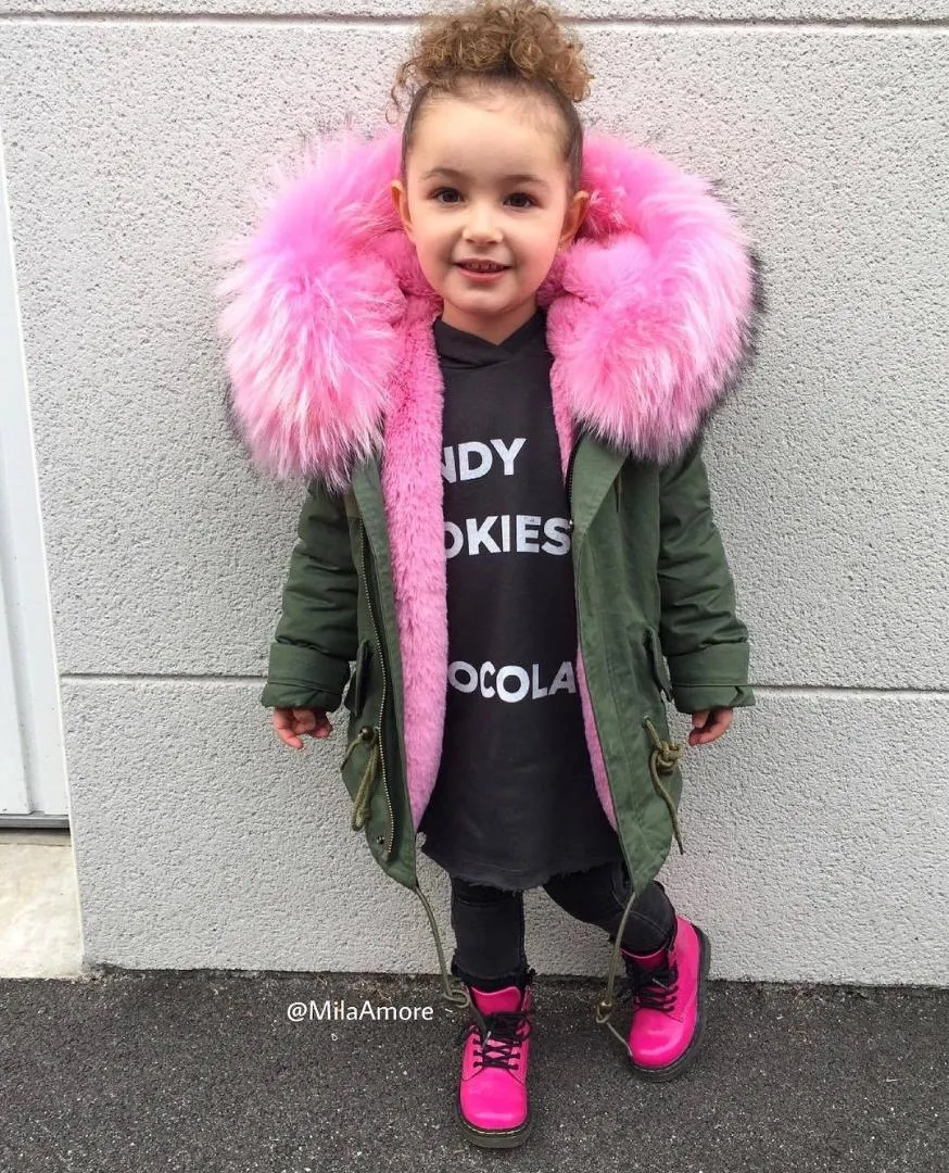 Cozy Winter Jackets For Kids Hooded Faux Fur Toddler Girl Winter Coats With Collar For Boys And Girls From Oliveer 34.49 DHgate.Com