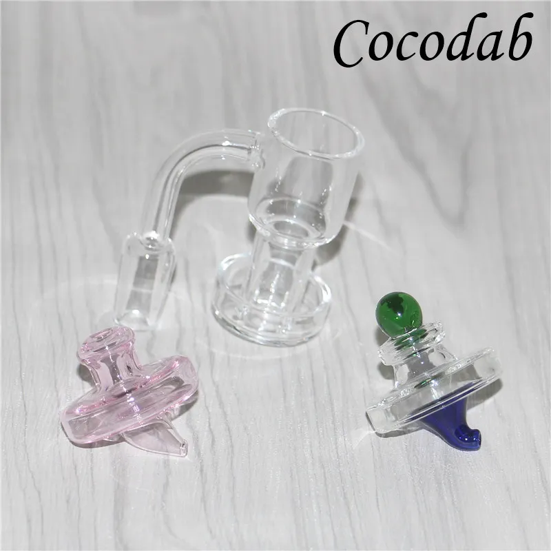 Новый Terp вакуумный кварцевый Banger XL OD 25 мм кварцевый гвоздь 14 мм 18 мм Domeless Terp Slurper Up Oil Bangers для курения водопроводных труб буровых установок