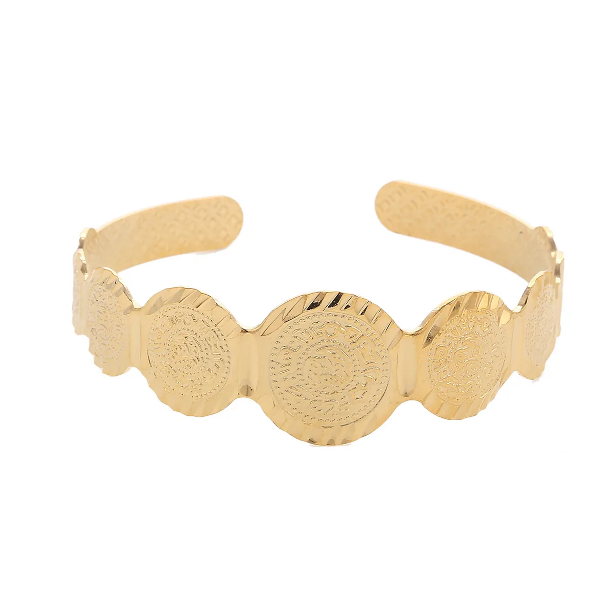 Bracelet de pièces de monnaie pour bébé, couleur or, pièce de monnaie arabe pour enfants, bijoux, cadeaux du moyen-orient