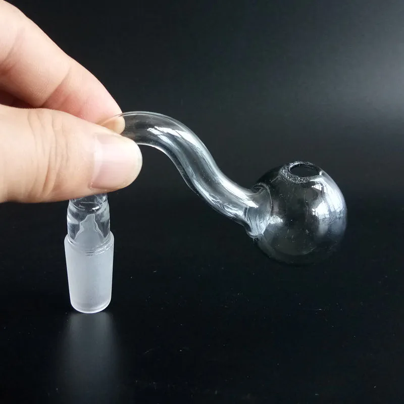 10mm 14mm 18mm 수컷 암 암 조인트 Pyrex Bubbler Smoking Water Hand Pipe Tobacco가있는 Glassdiy Glass Oil Burner Pipes