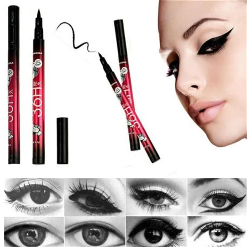 Bâton Longue Durée Shimmer liquide eyeliner Beauté Maquillage étanche Eyeliner Stylo 4 Couleurs pour choisir Crayon Pour Les Yeux Cosmétique