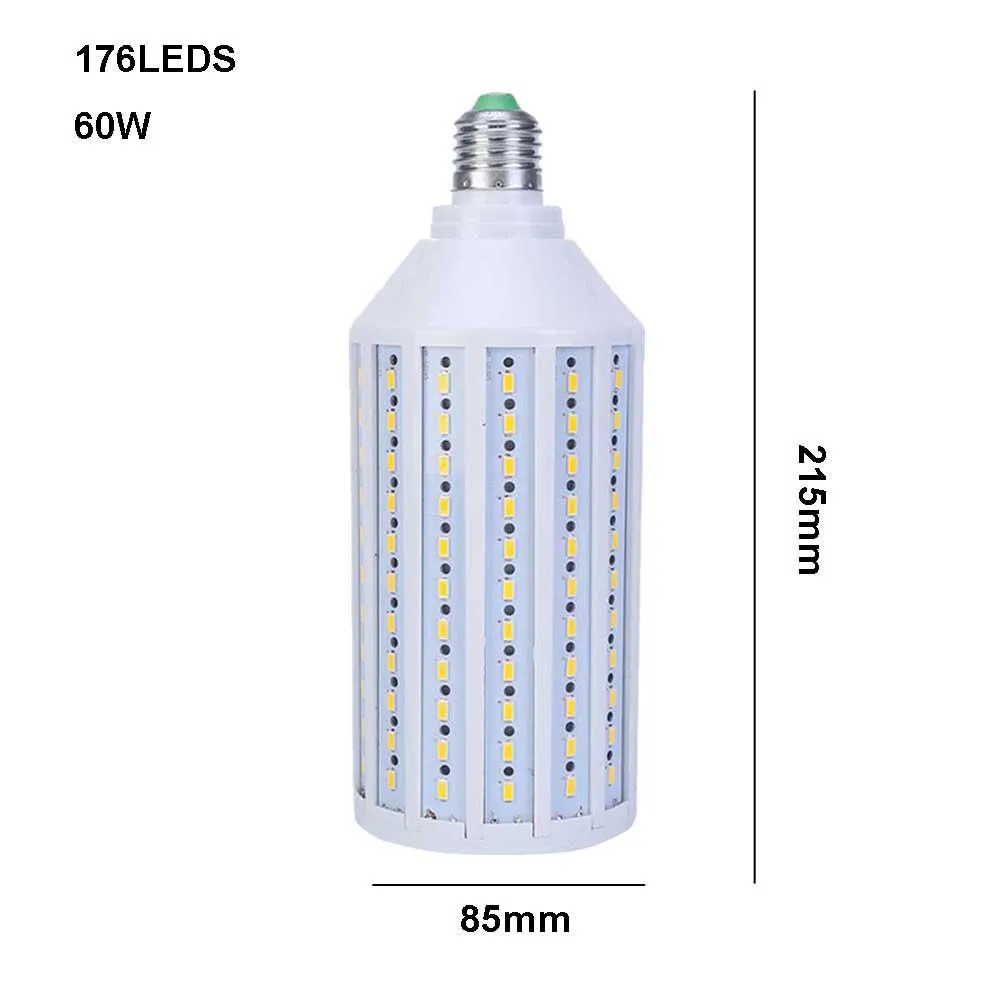 Vente en gros - Ampoules LED super lumineuses 40W 50W 60W 80W E27 E40 SMD 5730 Lumières de maïs LED Angle 360 Éclairage suspendu LED AC 110-240V