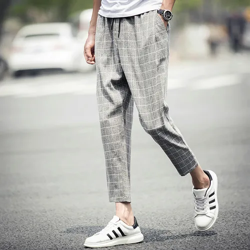 Plaid Ankle Length Mens Xersion Sweatpants 2017 Spring Collection