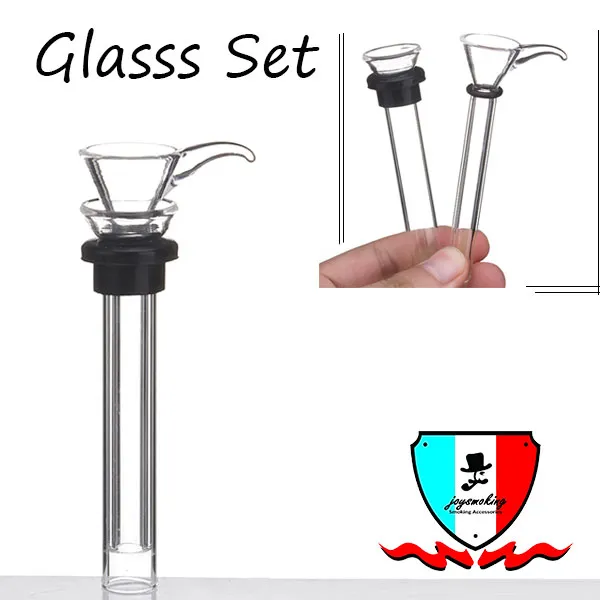 Glass Slides Set Male/Female Stem Slide Funnel Tube Rubber Grommet