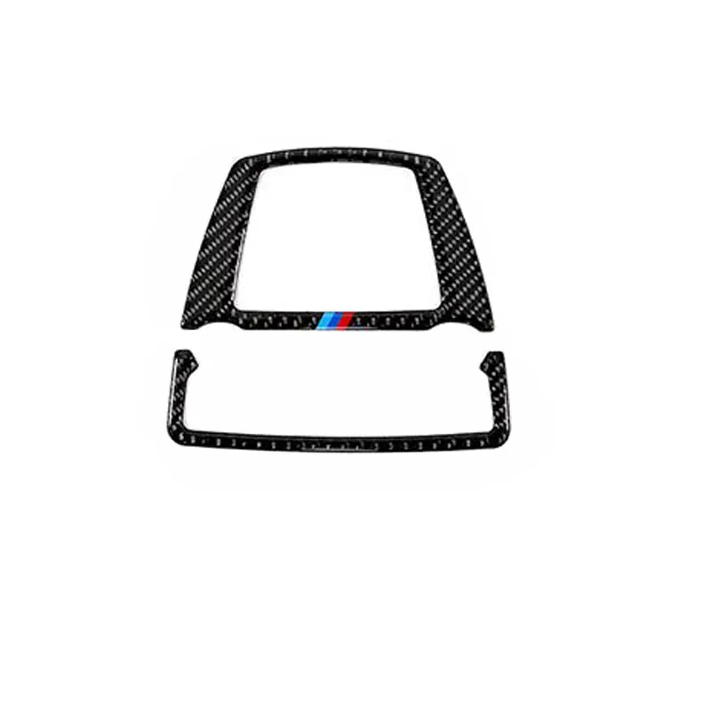 Fibre de carbone voiture intérieur dôme liseuse couverture garniture décoration toit lampe cadres accessoires pour BMW série 5 5GT X3 X4 F10 F07 F25 F26