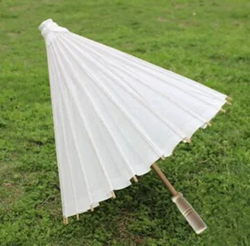 Mariage Parasols White Paper Umbrella Chinese Mini Craft Umbrella 5 Diamètre2030406084cm Mariage Favor Decoration7581302