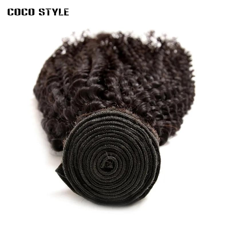 Малайзийские Виргинские человеческих волос кудрявый вьющиеся волна необработанные Реми волос соткет двойные утки 100 г/пакет 1bundle могут быть окрашены отбеленные