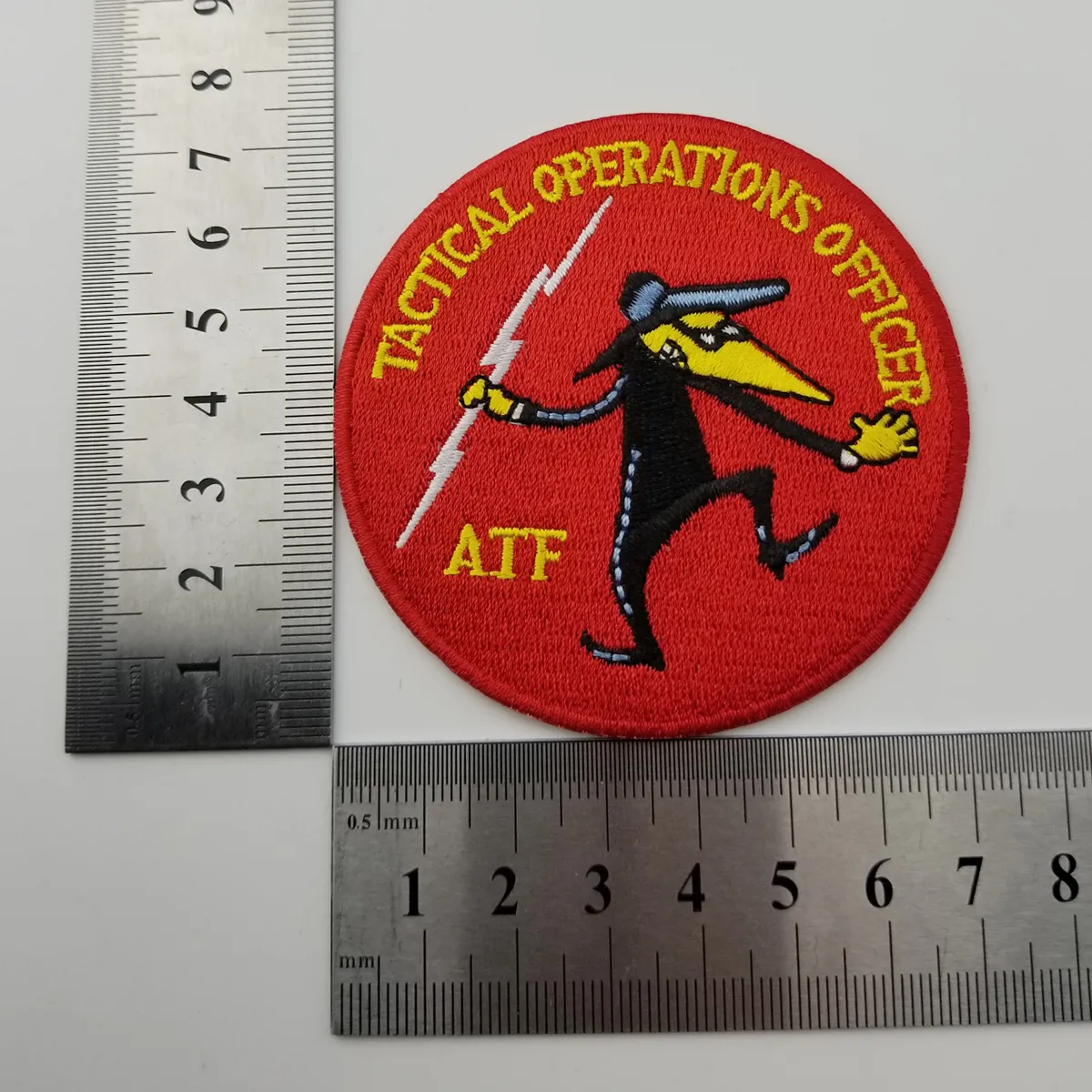 OFICIAL DE OPERAÇÕES TÁTICAS AFF Policial Patch Bordado para Roupa Jeans Bolsa Decoração Ferro no Patch 239N