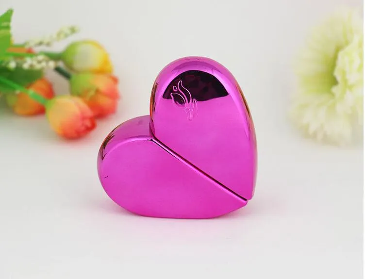 Ny mode parfym Atomizer Bottle Heart Shape Bottle Refillable Tom 25 ml Travel Mini Atomizer Spray Pump Perfume Bottle