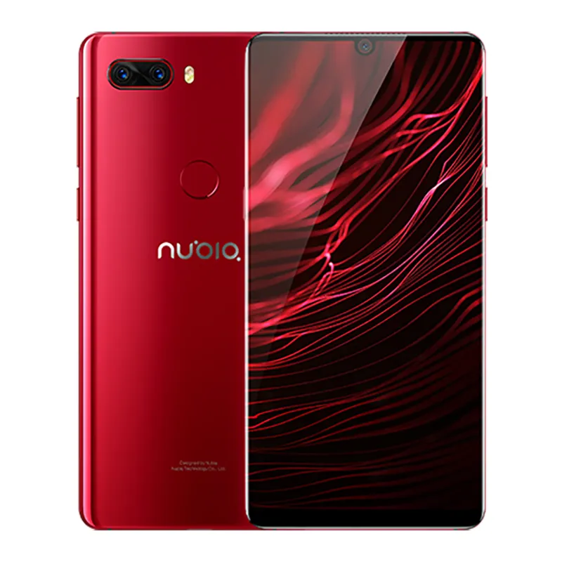 スマートフォン本体 Red Smartphone with Original Packaging ZTE Nubia Phone: Z18 4G LTE Smartphone Snapdragon 845, 8GB RAM
