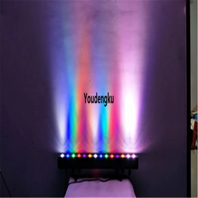 8 piezas de lavadora interior 14*15W RGBWA Quint Water Run Pixel Effects Bar 15W 5in1 LED Wall Wash Light