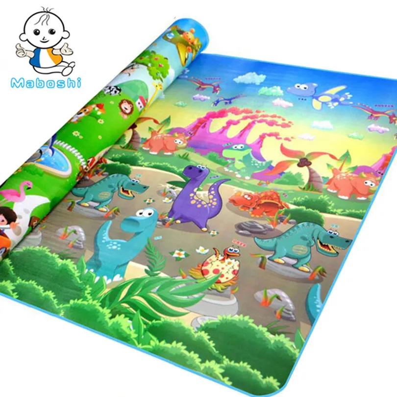 quality maboshi doulblesides zoo dinosaur kids play child picnic beach eva foam carpet rug crawling mats baby toy factory cost order sale