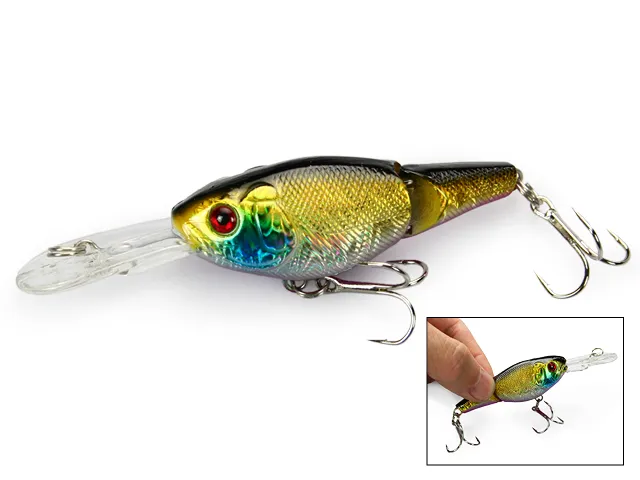 Ultralight Fishing Lures Set With Crankbait, Insect Popper Hooks