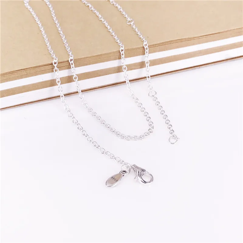 Hotselling Пан Серебряное ожерелье аутентичные 925 серебро DIY ювелирные изделия Neclklace 590515-90/590515-4