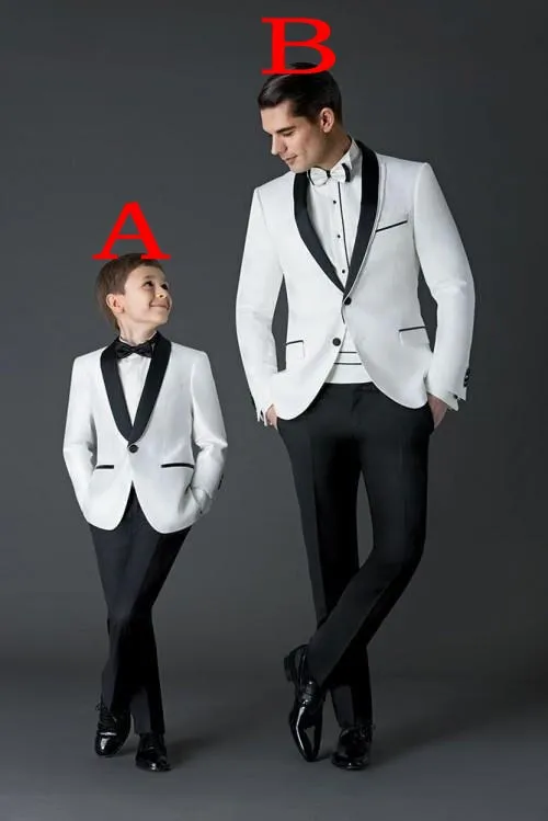 Özelleştirmek Beyaz erkek Düğün Smokin Damat Groomsmen Blazer Mükemmel Erkekler Örgün İş Parti Balo Takım Elbise (Ceket + Pantolon + Bows Kravat) 257