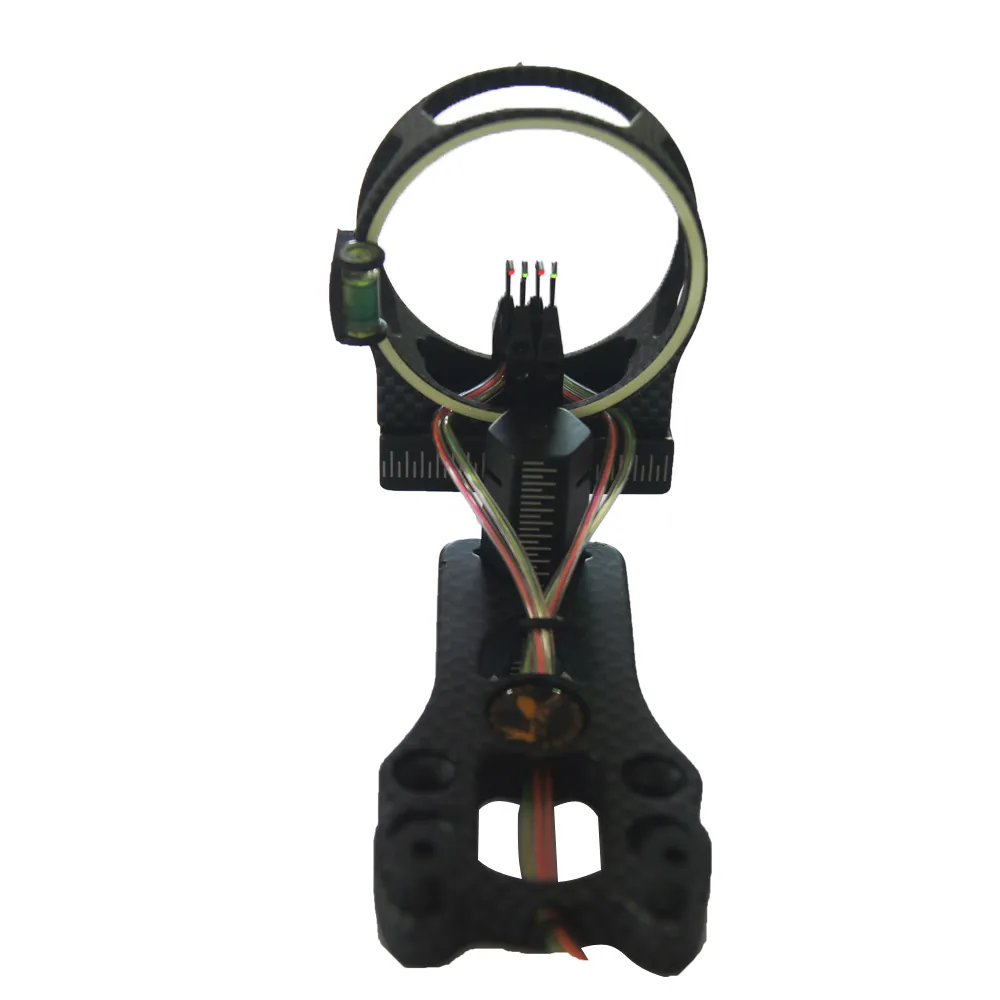 1 PK Archery hunting bow sight for compound bow 4pin bow sight 0.019 inch pins TP3540-carbon