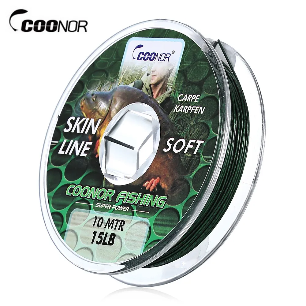 OONOR 10M Multifilament PE Braided Carp Skin Fishing Line Angling Accessory strands PE line multifilament fishing lines