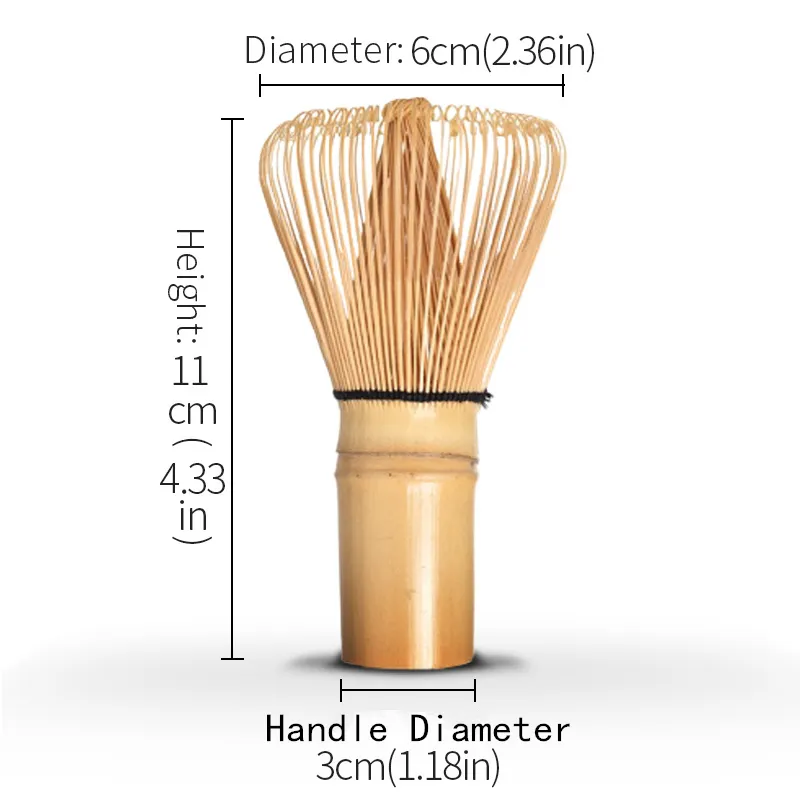 Cerimonia giapponese Bambù Matcha Pratico caffè in polvere Pennello per tè verde Chasen Strumento Smerigliatrice Spazzole Strumenti per il tè Preferenza