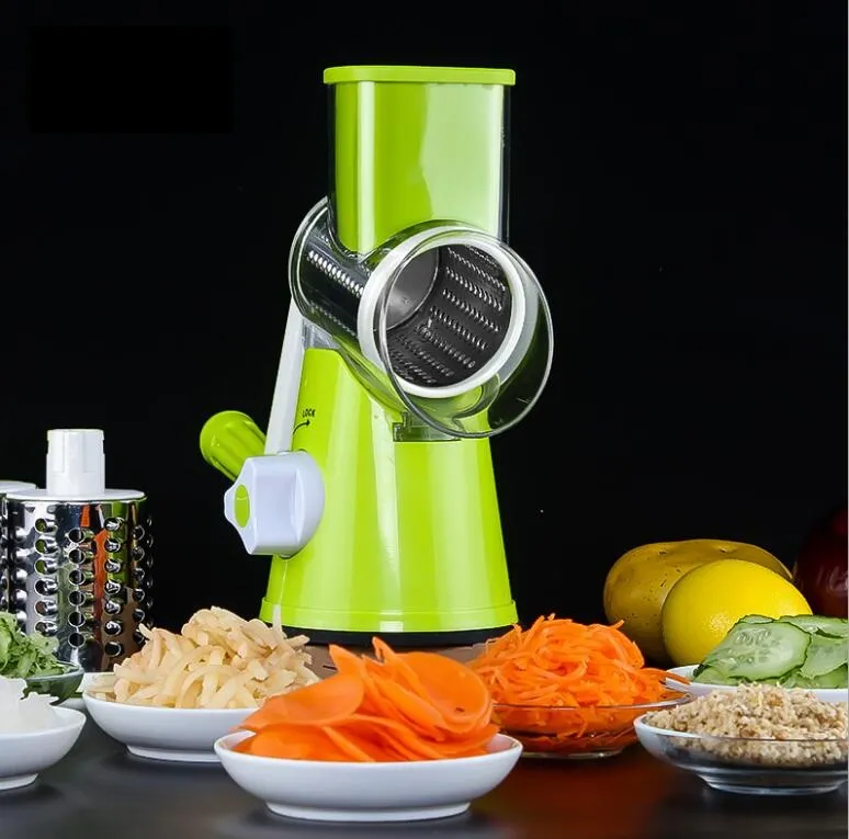 Multi-functional vegetables cutter Manual potato slicer Hand roller cutter Benliner tools stainless steel cheese slicers kitchen tools